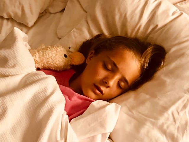 Kind im Bett Kind im Bett