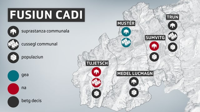 Grafik zum Stand der Dinge in den betroffenen Gemeinden. Grafik zum Stand der Dinge in den betroffenen Gemeinden.