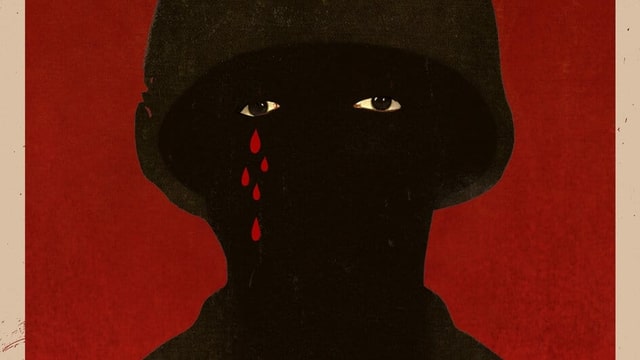Ausschnitt des gemalten Filmplakats von «Da 5 Bloods». Ausschnitt des gemalten Filmplakats von «Da 5 Bloods».