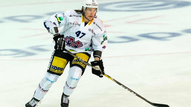 Marco Maurer im Biel-Trikot. Marco Maurer im Biel-Trikot.