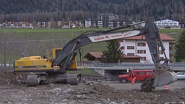 Emprima badiglaida dal Cube a Savognin.