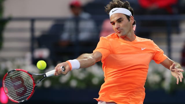 In beeindruckender Manier setzt sich Federer im Final gegen Djokovic durch.