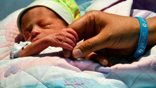 Ein Baby in Kirgistan Ein Baby in Kirgistan