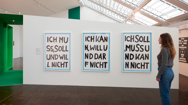 Ausstellungsansicht im Vögele Kultur Zentrum. Ausstellungsansicht im Vögele Kultur Zentrum.