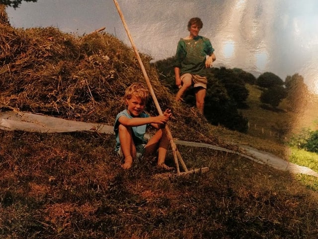 Kind auf der Alp.