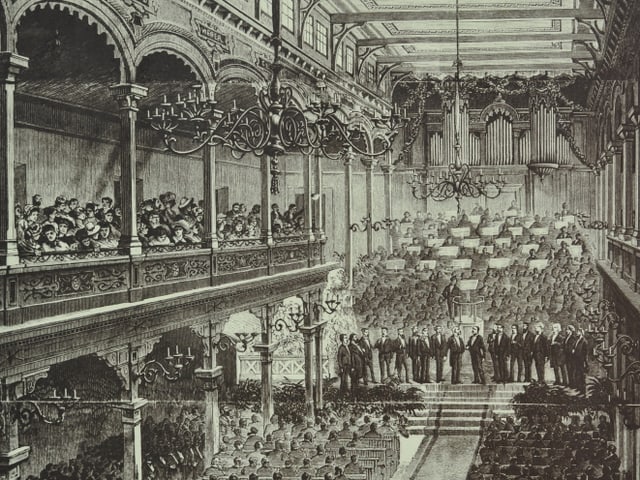 Festakt zur Eröffnung der Landesausstellung 1883 Festakt zur Eröffnung der Landesausstellung 1883