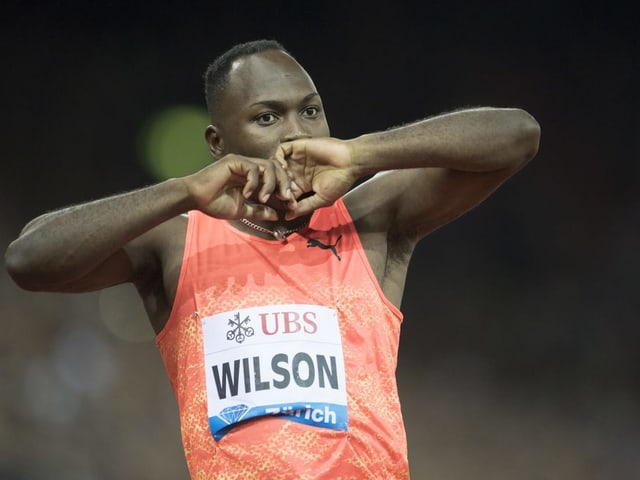 Alex Wilson während des Diamond League Meetings in Zürich 2018. Alex Wilson während des Diamond League Meetings in Zürich 2018.