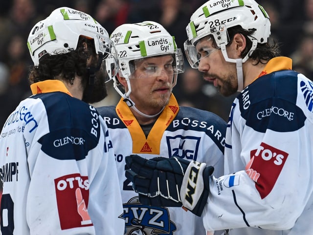 Zuger Spieler in der abgelaufenen Saison. Zuger Spieler in der abgelaufenen Saison.