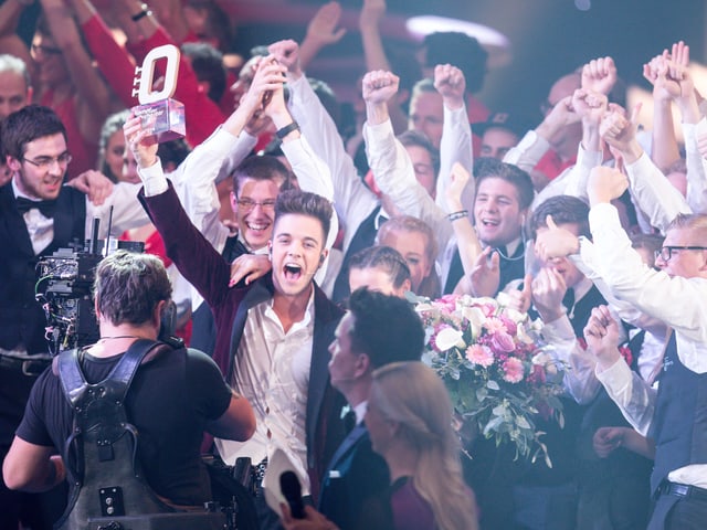 Die BML Talents und Luca Hänni gewinnen den «Kampf der Orchester» . Die BML Talents und Luca Hänni gewinnen den «Kampf der Orchester» .