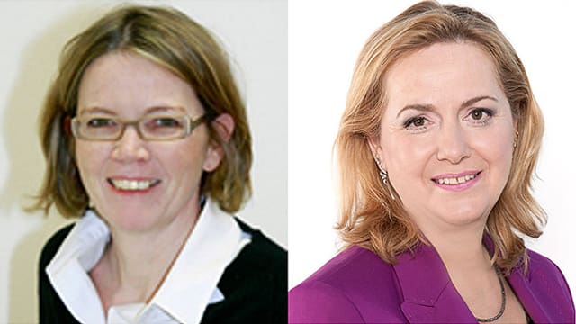Prof. Antje Welge-Lüssen und Hörakustikerin Doris Ayer Prof. Antje Welge-Lüssen und Hörakustikerin Doris Ayer