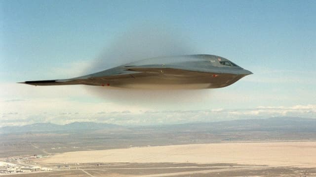 B2-Spirit Bomber der US Air Force, 2009. B2-Spirit Bomber der US Air Force, 2009.