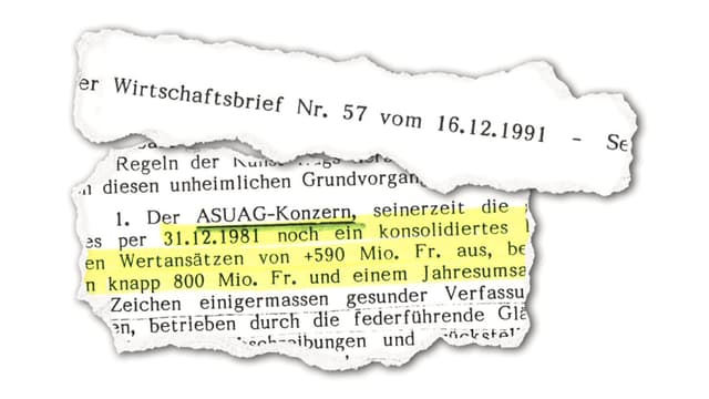 «Bieler Wirtschaftsbrief» von 1991 «Bieler Wirtschaftsbrief» von 1991