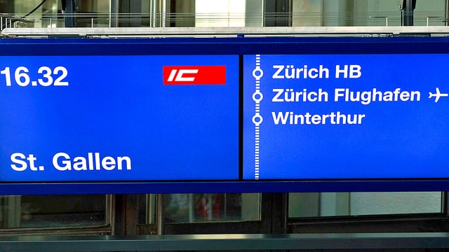 Bild der neuen, zweiseitigen SBB-Peeron-Anzeige. Bild der neuen, zweiseitigen SBB-Peeron-Anzeige.
