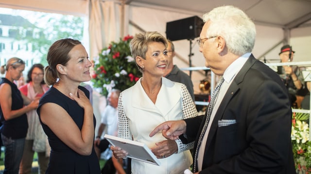Thomas Müller und Karin Keller Sutter Thomas Müller und Karin Keller Sutter