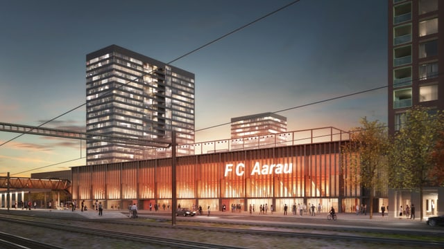 Mehrere Einsprachen gegen das Aarauer Stadionprojekt