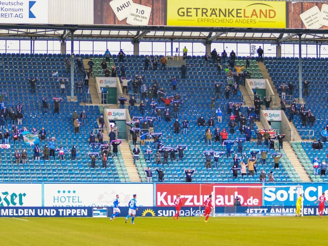 Hansa gegen Halle