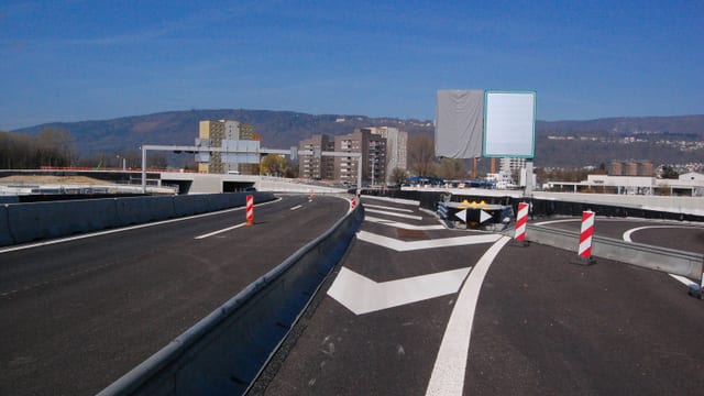 Autobahnbaustelle Biel Autobahnbaustelle Biel