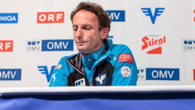 ÖSV-Trainer Heinz Kuttin. ÖSV-Trainer Heinz Kuttin.