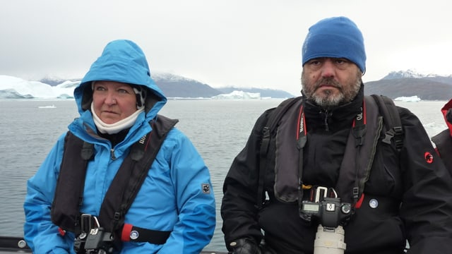Frau und Mann auf Expedition Frau und Mann auf Expedition