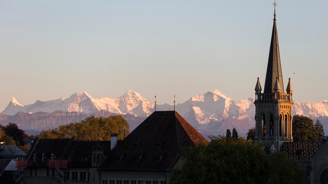 Stadt Bern im Abendlicht Stadt Bern im Abendlicht