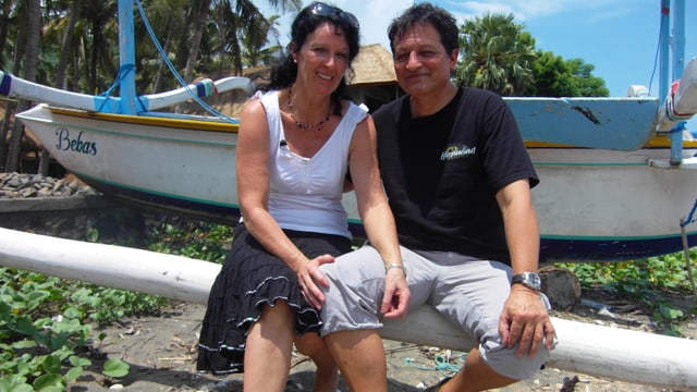 Anni Kuhn und Orlando Stamm 2010 in Bali Anni Kuhn und Orlando Stamm 2010 in Bali