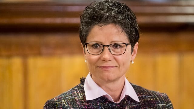 Porträt der Obwaldner FDP-Regierungsrätin Maya Büchi. Porträt der Obwaldner FDP-Regierungsrätin Maya Büchi.