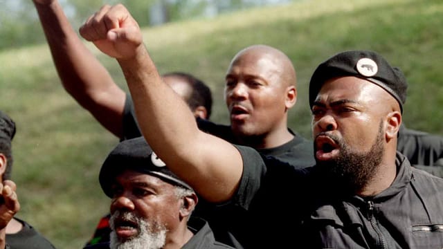 Die Mitglieder der New Black Panther Party Die Mitglieder der New Black Panther Party