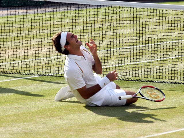 Nach dem 2. Triumph über Rafael Nadal brachen im All England Club alle Dämme.