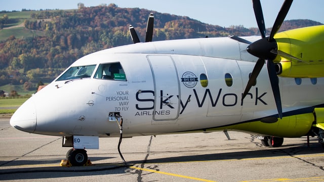 SkyWork fliegt für Swisscoy