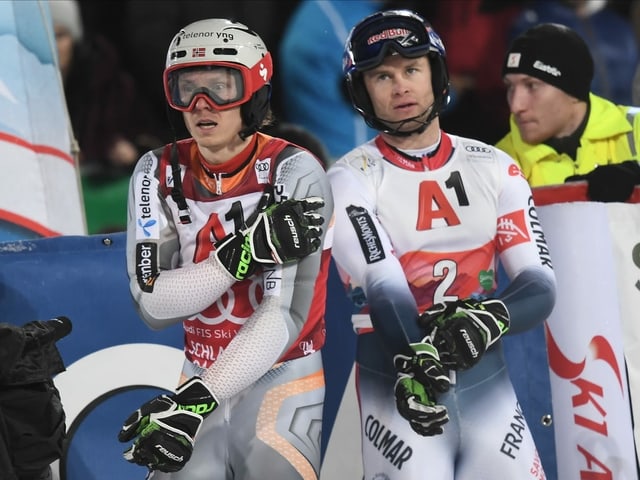Henrik Kristoffersen und Alexis Pinturault Henrik Kristoffersen und Alexis Pinturault