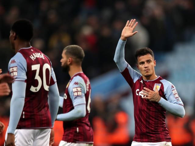 Philippe Coutinho bedankt sich bei den Fans