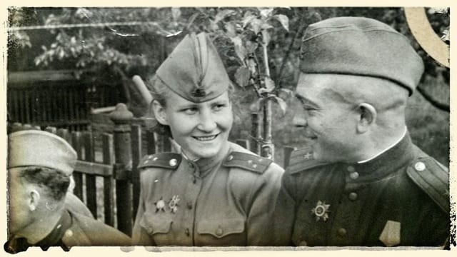 Ein Bild von Zoja Vitaljewna Maschtakova in Uniform. Ein Bild von Zoja Vitaljewna Maschtakova in Uniform.