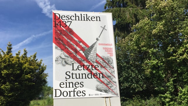 Plakat zum Dorf Deschliken. Plakat zum Dorf Deschliken.