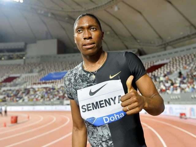 Leichtathletin Caster Semenya. Leichtathletin Caster Semenya.