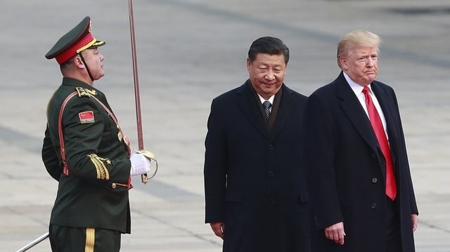 Trump und Xi Jinping. Trump und Xi Jinping.
