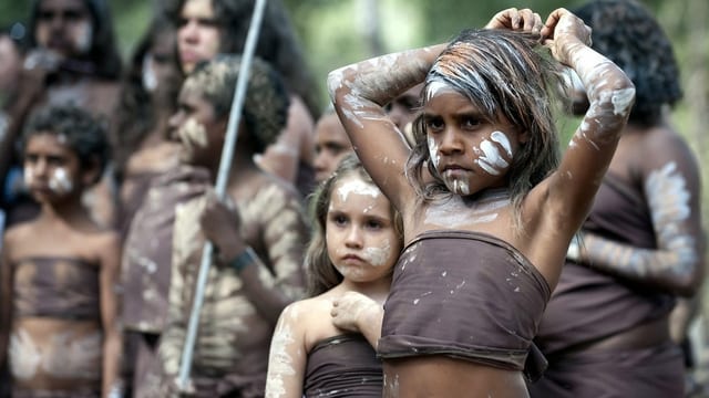 Aborigine-Mädchen