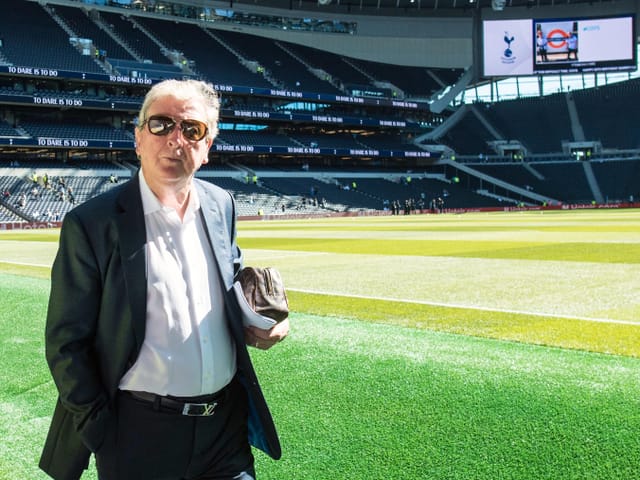 Crystal-Palace-Coach Roy Hodgson im Tottenham-Stadion.