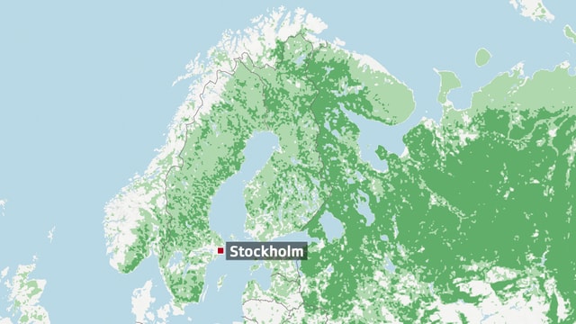Karte Schweden. Karte Schweden.