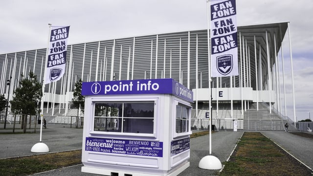 Das Stade Matmut Atlantique in Bordeaux. Das Stade Matmut Atlantique in Bordeaux.