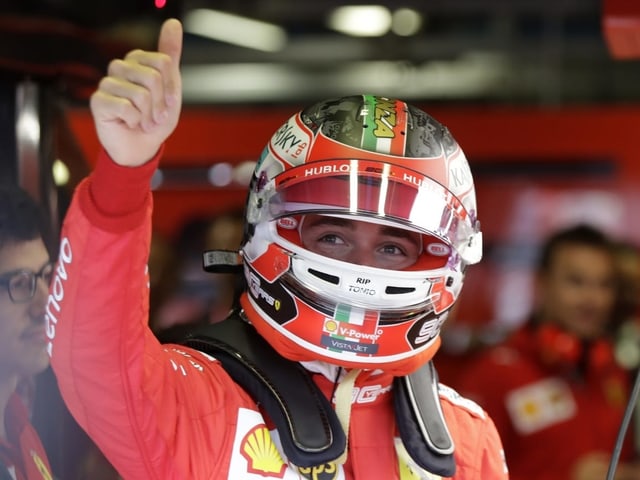 Charles Leclerc startet wieder von der Pole. Charles Leclerc startet wieder von der Pole.