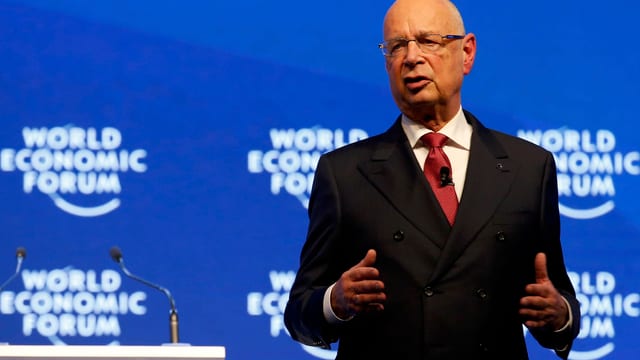 Zu sehen ist Klaus Schwab. Zu sehen ist Klaus Schwab.