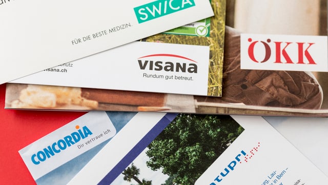 Werbematerial verschiedener Krankenkassen Werbematerial verschiedener Krankenkassen