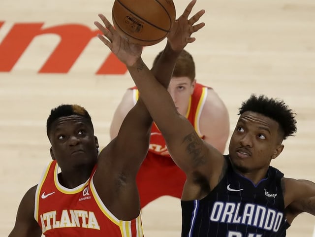Clint Capela im Spiel gegen Orlando. Clint Capela im Spiel gegen Orlando.
