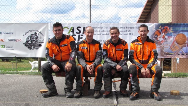 Il Swiss Team (da san.) Enrico Netzer, Philipp Amstutz, Balz Recher e Urs Amstutz. Il Swiss Team (da san.) Enrico Netzer, Philipp Amstutz, Balz Recher e Urs Amstutz.