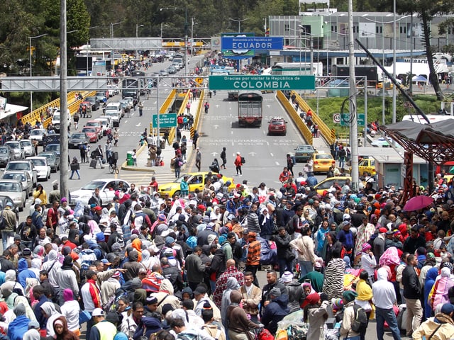 kolumbianisch-ecuadorianische Grenze kolumbianisch-ecuadorianische Grenze