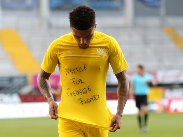 Dortmunds Jadon Sancho. Dortmunds Jadon Sancho.