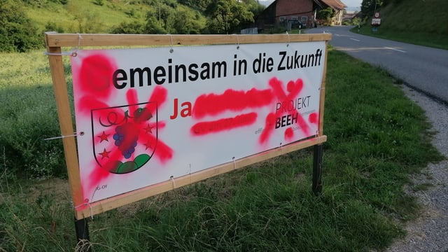 Verspraytes Plakat Verspraytes Plakat