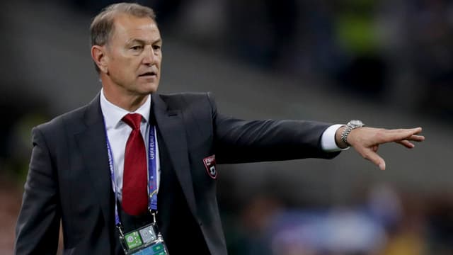 Albanien Coach Giovanni de Biasi. Albanien Coach Giovanni de Biasi.