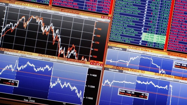 Anzeigetafeln an der Schweizer Börse Anzeigetafeln an der Schweizer Börse
