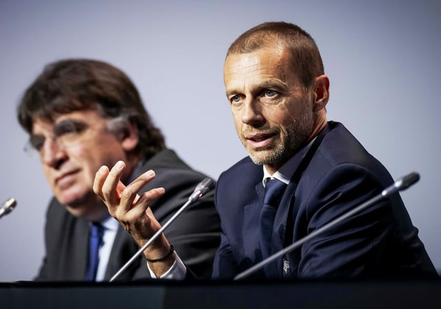 Uefa-Präsident Aleksander Ceferin. Uefa-Präsident Aleksander Ceferin.